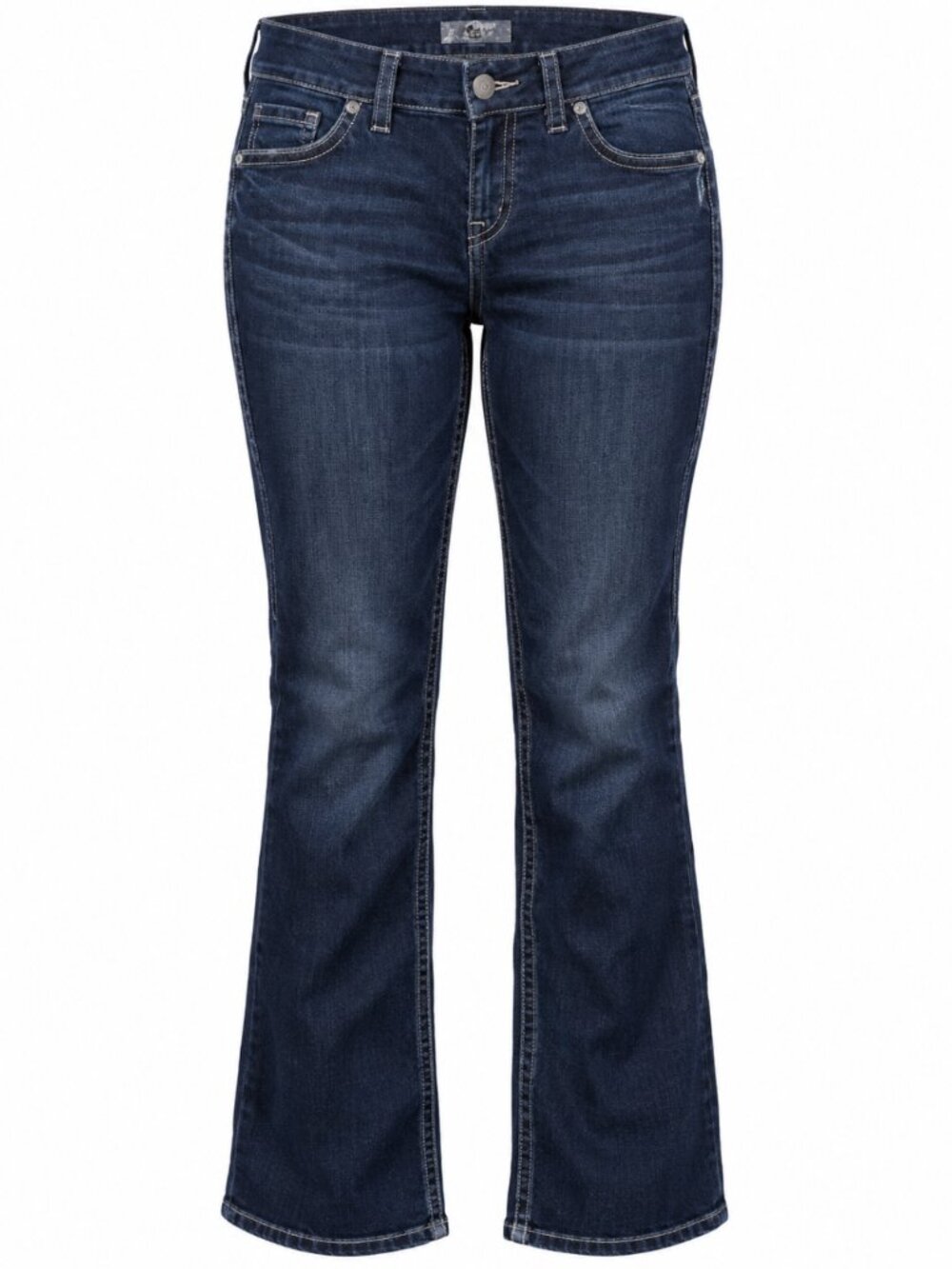 Silver Jeans Suki Y2K Style Dark Wash Embellished Bootcut Jeans W30 L31